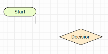 Connecting shapes using jump connectors Connecting shapes using jump connectors